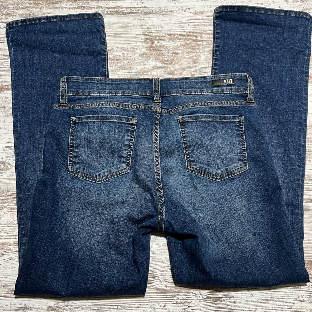 Kut from the Kloth Natalie Bootcut 10 petite dark wash